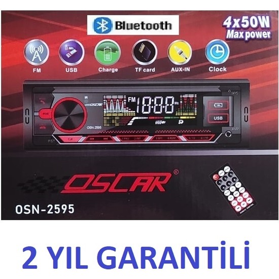 Oto Teyp Ift Usb Giri Li Bluetooth Oto Teyp Araba Teybi Fiyat