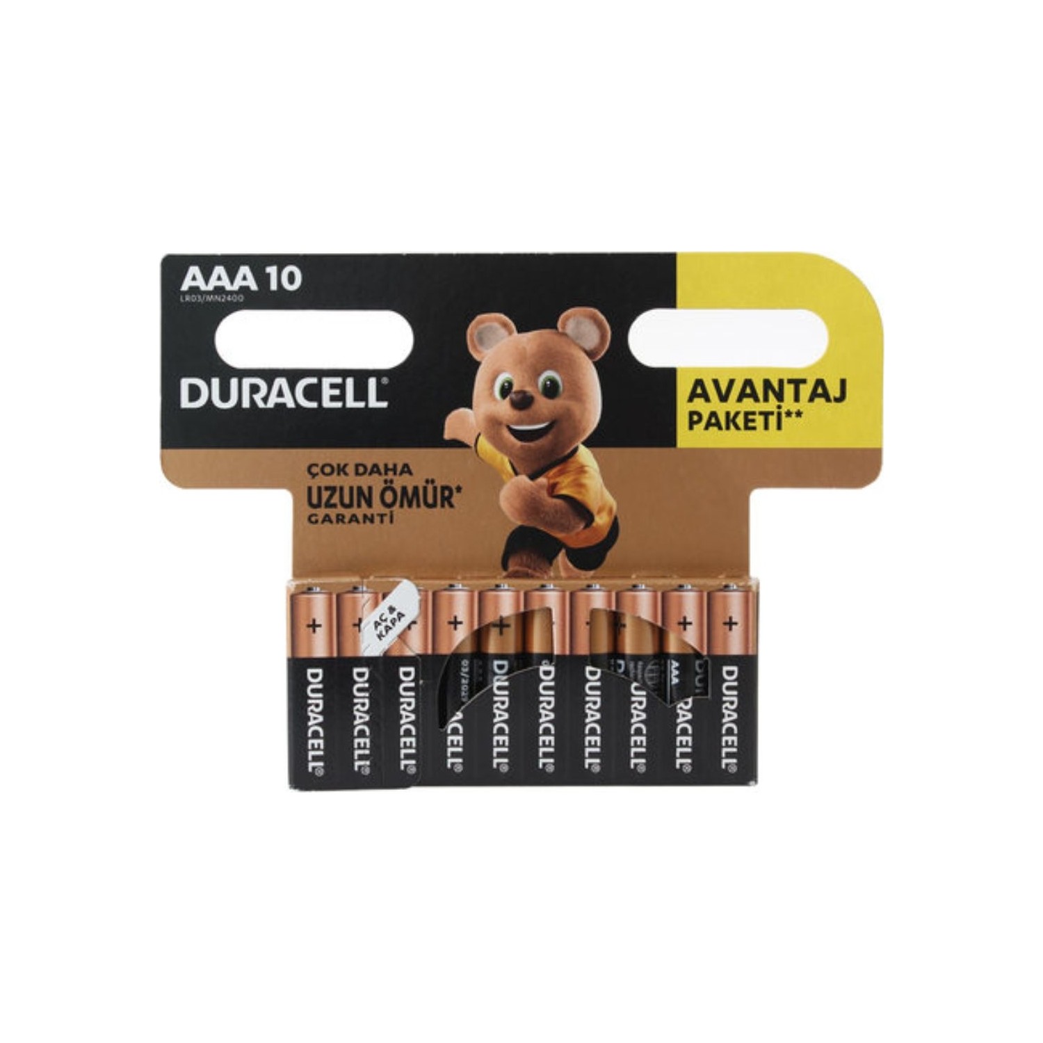 Duracell AAA İnce Kalem Pil 10 lu Fiyatı Taksit Seçenekleri