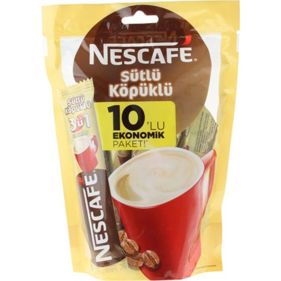 Nescafe 3 ü 1 Arada Sütlü Köpüklü 10 lu Fiyatı Taksit Seçenekleri