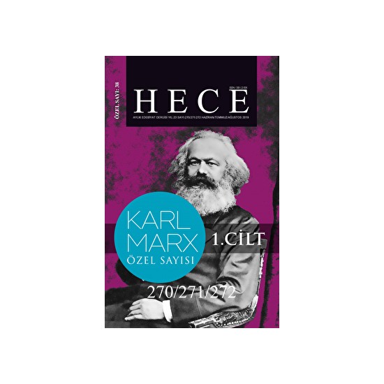 Hece Dergisi Hece Ayl K Edebiyat Dergisi Karl Marx Zel Kitab