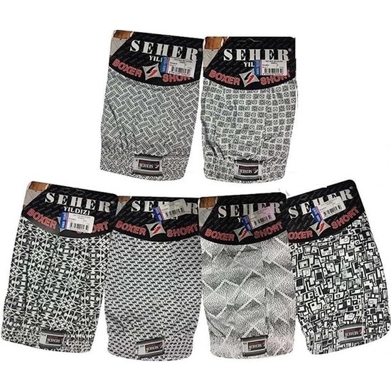 Abani Classic Adet Desenli Seher Erkek D Meli Boxer Fiyat