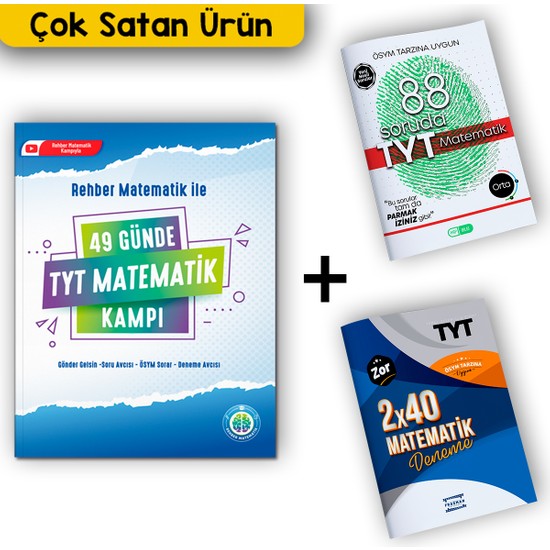 Rehber Matematik Yayınları 49 Günde Tyt Matematik Kampı Kitabı