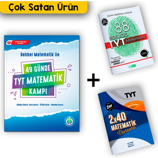 Rehber Matematik Yayınları 49 Günde Tyt Matematik Kampı Kitabı