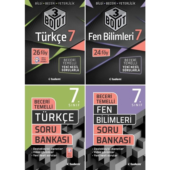 Tudem Yay Nlar Tudem S N F T Rk E Fen Bilimleri Kitab