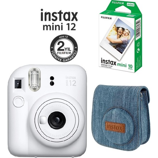 Fujifilm Instax Mini 12 Mor Fotoğraf Makinesi 10 lu Film ve Fiyatı