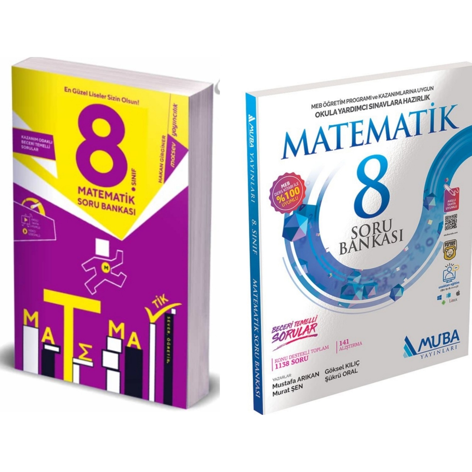 Matsev Yayıncılık 8 Sınıf Matematik Soru Bankası ve Muba Kitabı