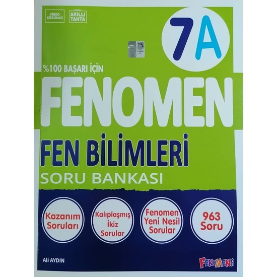 Fenomen Okul Yay Nlar Fenomen S N F Yeni Fen Bilimleri Kitab