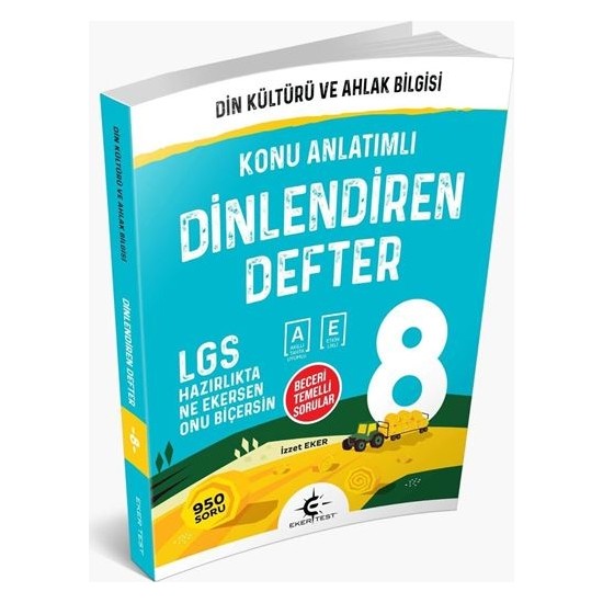 Eker Test S N F Dinlendiren Defter Kitab Ve Fiyat