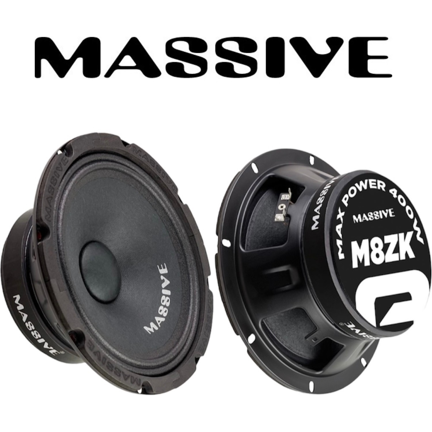 Massive MS M8ZK Çifti 800WAT 300W Rms 20 cm Premimum Oto Midrange