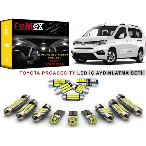 Femex Toyota Proacecity LED Iç Aydınlatma Ampul Seti Femex Fiyatı