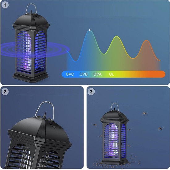 Katty 365NM Uv Sivrisinek Tuzağı 3800V Sivrisinek Lamba Fiyatı
