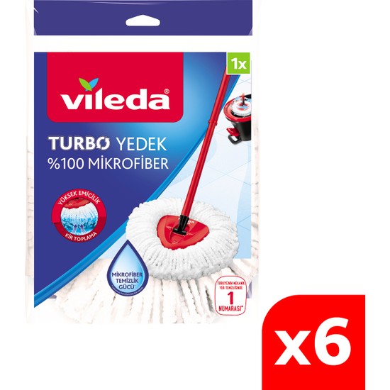 Vileda Turbo Gen Ba L K Mikrofiber Yedek Paspas Paket Fiyat