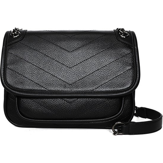 Pengxi Moda Zincir Omuz Crossbody Çanta Ilk Katman Inek Fiyatı