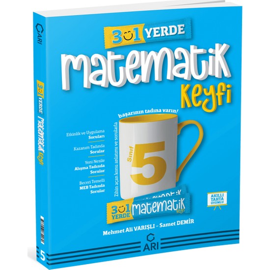 Arı Yayıncılık 5 Sınıf 3 Bir Yerde Matematik Kitabı ve Fiyatı