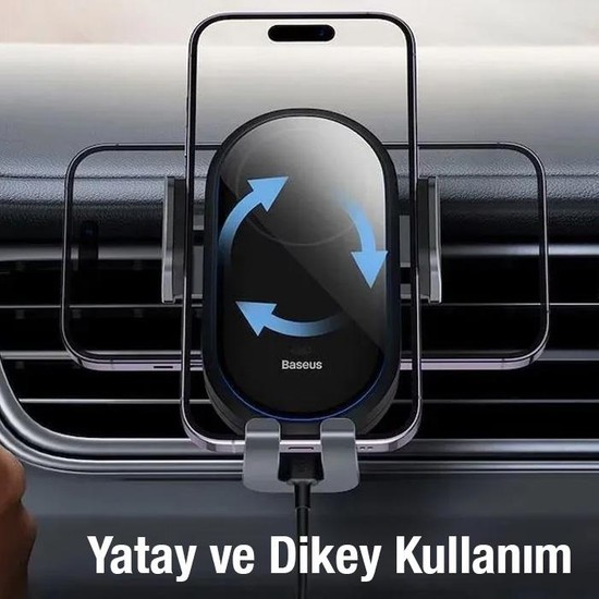 Baseus 15W Kablosuz Şarjlı Araç Içi Telefon Tutucu otomatik Fiyatı