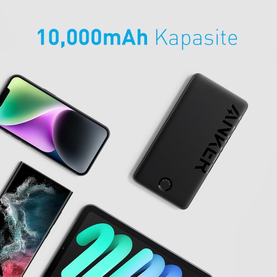 Anker 323 Powerbank 10000mAh PowerCore 10K II Taşınabilir Hızlı Şarj