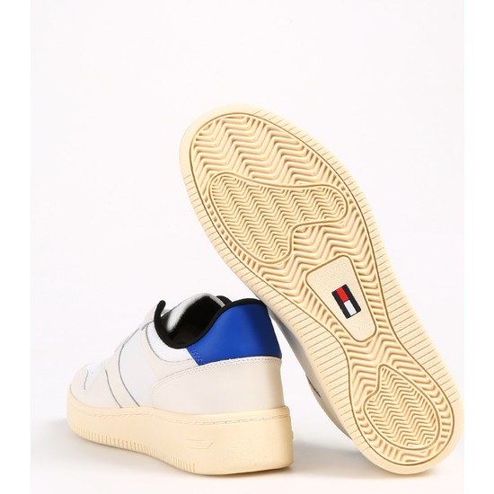 Tommy Hilfiger Beyaz Erkek Deri Sneaker Tjm Basket Color Fiyatı