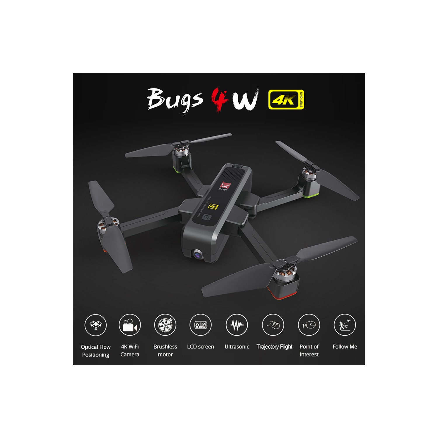 Mjx B4W Drone Bugs 4 W Fırçasız Rc Drone Kamera ile Yurt Fiyatı