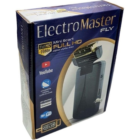 Electromaster Fly Mini Scart Hd Uydu Alıcısı Tkgs Fiyatı