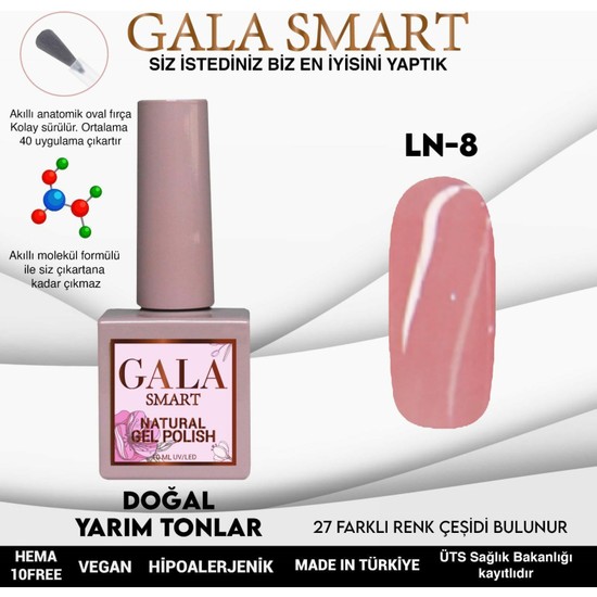 Gala Smart Natural Kal C Oje Mle Ln Fiyat