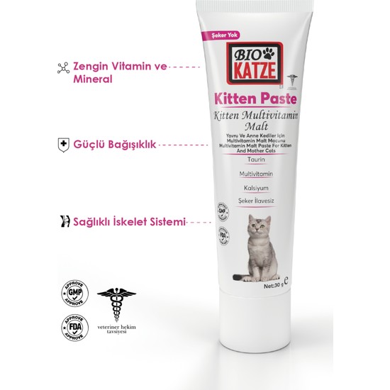 Biokatze Kitten Paste Yavru ve Anne Kediler Için Fiyatı