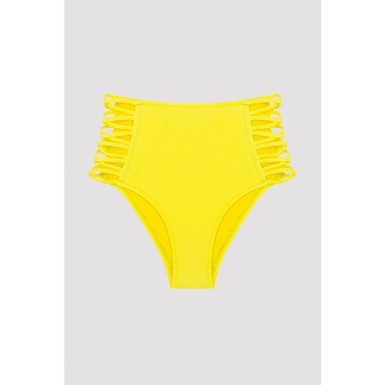 Penti Basic Yüksek Bel İp Detaylı Sarı Bikini Altı Fiyatı
