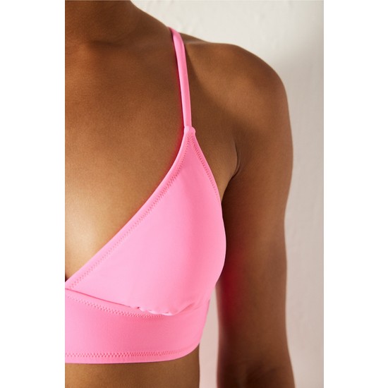 Penti Basic Bralet Neon Pembe Bikini Üstü Fiyatı