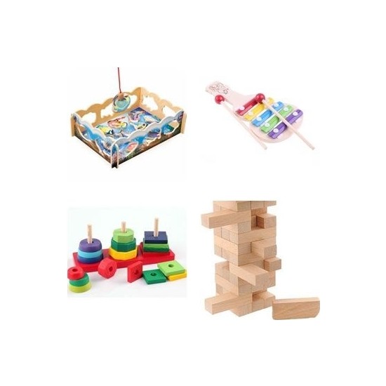 Hamaha Wooden Toys Ahşap Eğitici Balık Tutma 5 Notalı Fiyatı