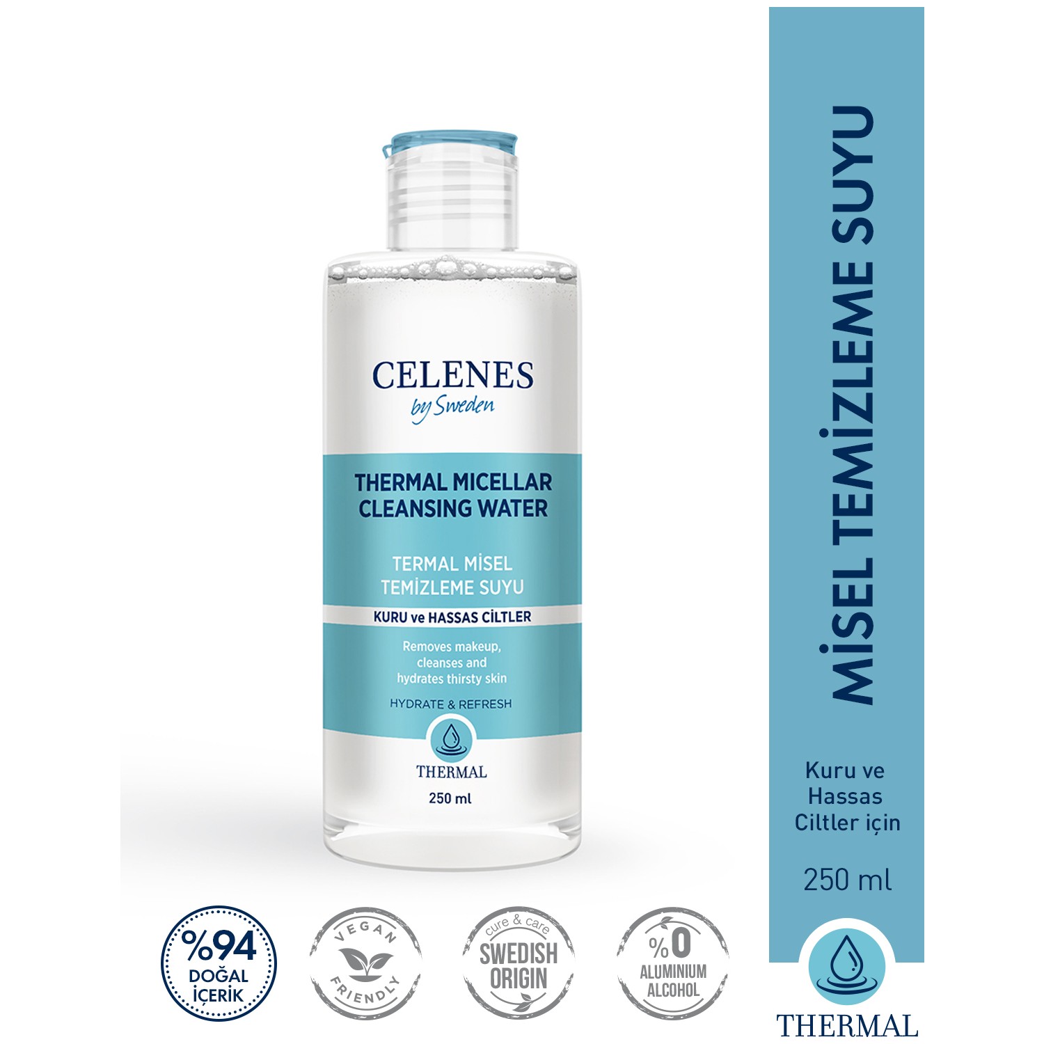 Celenes By Sweden Thermal Misel Temızleme Suyu 250 ml Kuru Fiyatı