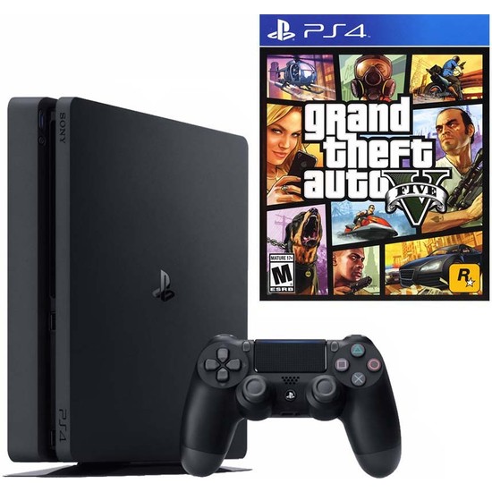 Sony Playstation Slim Oyun Konsolu Gb Orjinal Kol Gta Fiyat