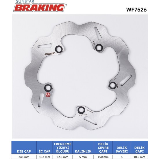 Braking Yamaha Mt 07 Xsr 700 Xtz 700 Mt 09 Xsr 900 Fiyatı