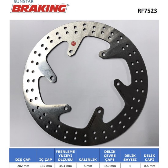 Braking Yamaha Xtz Super Tenere 1200 Yuvarlak Arka Fren Fiyatı