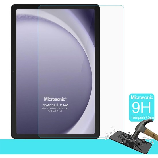 Microsonic Samsung Galaxy Tab A Plus Tempered Glass Cam Fiyat