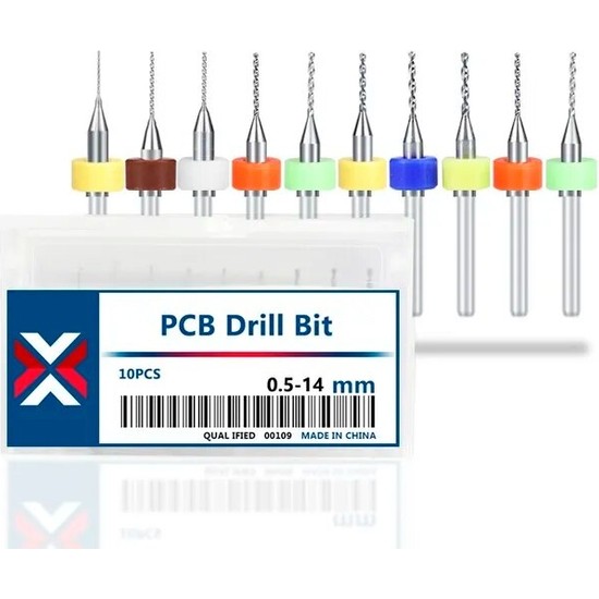 10 Adet 0 5 1 4mm Xcan Matkap Ucu Seti Pcb Devre Tabancası Fiyatı