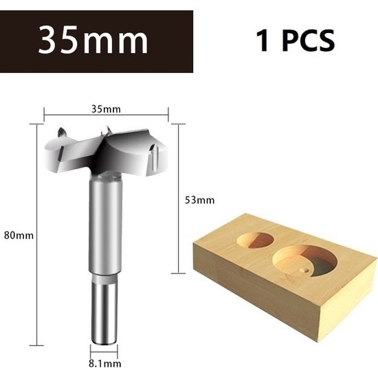 35MM 1 Adet 15 20 25 30 35MM Ahşap Matkap Ucu Kendinden Fiyatı