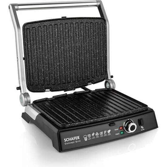 Schafer Concept Grill Tost Makinesi Siyah Fiyat