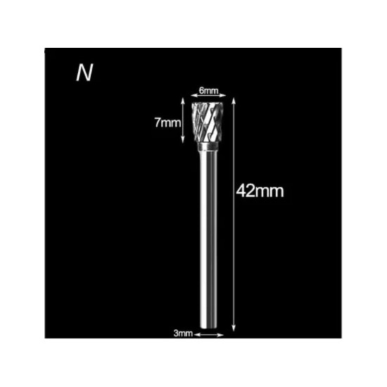 2Liyao Freze Kesici N 1 Adet 3mm Shank Çizim Tungsten Karbür Fiyatı