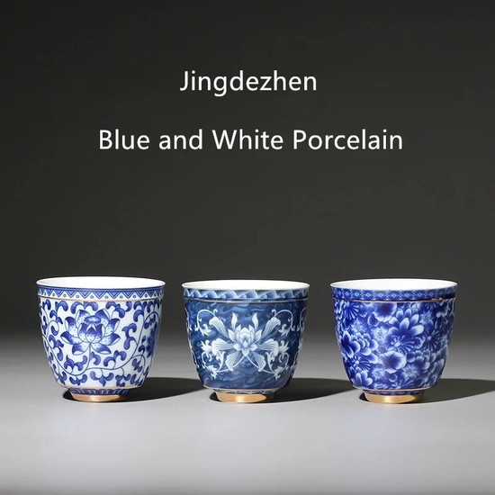 B In Jingdezhen Mavi Ve Beyaz Porselen Ay Barda K K Fiyat