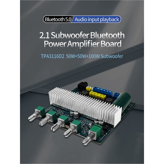 Humble TPA3116 Bluetooth Amplifikatör Kartı 2 1 Kanal Yüksek Fiyatı