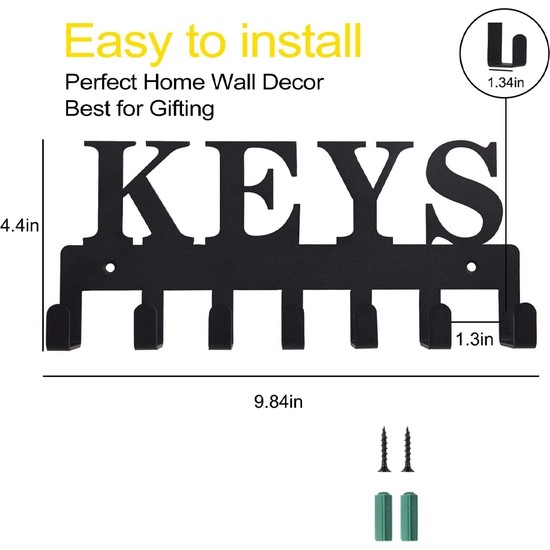 Sunshinee Metal Anahtarl K Kanca Duvar Dekoratif Anahtar Fiyat
