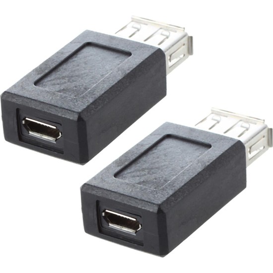 Pandoraplanet 2x Siyah USB 2 0 Tip A Dişi Mikro USB B Dişi Fiyatı