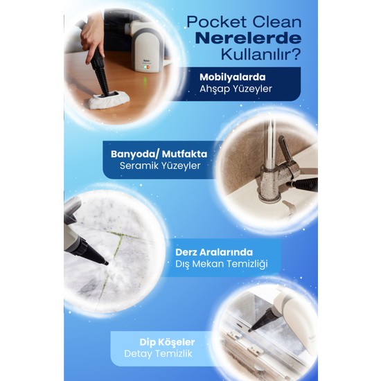 Fakir Pocket Clean Buharlı Temizleyici Fiyatı Taksit Seçenekleri