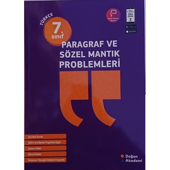 Do An Akademi S N F Paragraf Ve S Zel Mant K Problemleri Kitab