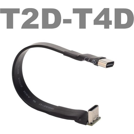 2Guoyang T2D T4D 15CM Usb2 0 Tip C Şerit Düz Kablo Emı Fiyatı