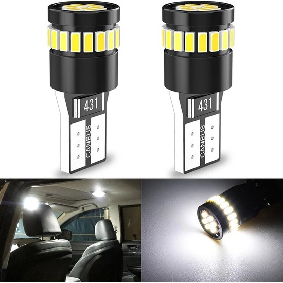 Best Wish 24SMD Beyaz 2 Adet T10 W5W LED Canbus Ampuller Fiyatı