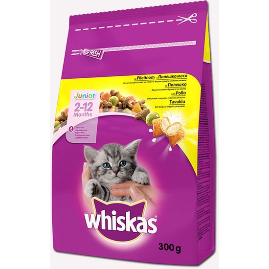 Whiskas Tavuklu Yavru Kuru Kedi Maması 300 gr Fiyatı