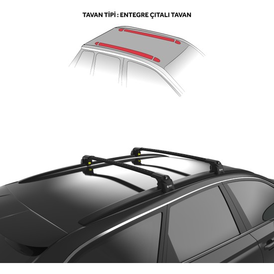 Turtle Renault Austral 2022 2023 Turtle Air2 Ara Atkı Siyah Fiyatı