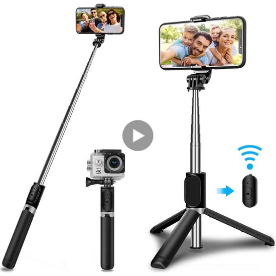 Ganbao Siyah Tripod Selfie Sopa Gimbal Sabitleyici Telefon Fiyat