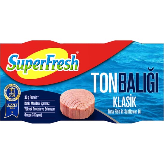 Superfresh Ayçiçek Yağlı Ton Balığı 2X140 gr Fiyatı