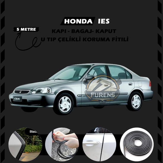 STS Oto Aksesuar Honda Ies Parlak Oto Araç Kapı Koruma Fiyatı